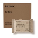 ProMix Nutrition Protein Puff Bars, 12- Pack - Čokoládový chip - Marshmallow Crispy Treat - Great Ochutnávání a zdravé na Go Snack - High Protein & Low Calorie - Non- GMO & Free From Gluten, Soy, & Corn