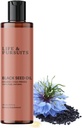 Life & accordits Organic Black Seed Oil (Kalonji) - 100% čistý, přírodní, studená lisovaná 124; Přírodní zdroj Thymoquinonu & Omega 3 6 9 Omega 124; Antioxidant pro imunitní podporu, vlasy & kůže (6.8 Fl Oz)