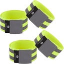 Reflexní pásky pro muže a ženy 124; Reflektory pro běžce, Cyklistické, Walking 124; Sada 4 Reflective Ankle Bands, Armbands, Wristbands 124; Reflector Tape Poskytování vysoce viditelných bezpečnostních spotřebičů