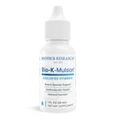 Biotika Výzkum Bio K Mulsion Liquid Vitamin K Drops - 500 mcg / S - Vitamin K1 fytonadion pro dospělé - VIT K dodatek - Silné kosti, srdeční zdraví, Krevní Clotting Podpora, 1 fl oz