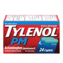 Tylenol - PM, Extra Silní Kaplety, 24 Počet