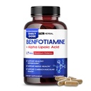 VITAL HERBAL Liposomální Benfotiamin s alfa kyselinou lipoovou - Maximální potenciál - Podpora zdravého metabolismu - Vyrobeno v USA