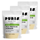 PURIS Organic Pea Protein Powder - USDA Organic Vegan Protein PHARMAN124; 27g Plant Protein Per Serving PHARMAN124; Non- GMO gluten- Free Soy- Free PHARMAN124; Clean Label PHARMAN124; Smooth Taste PHARMAN124; 2 LB (3 balení)