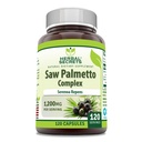 Bylinné tajemství Saw Palmetto Complex dodatek 124; 1200 Mg CLANE124; 120 Kapsle 124; Non- GMO CLANE124; Gluten zdarma CLANE124; Made in USA