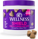 Wellness losos Ochucené měkké Chew imunitní & alergie doplňky pro psy, 90 Počet