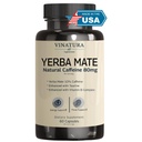Yerba Mate 1400mg - Magic Natural Caffeine & Energy Supplements * USA Made & Tested * High potency Enhanced with Taurin and Vitamin B Complex - 60 Kapsle
