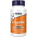 Nyní Potraviny Doplňky, L- lysin (L- lysin hydrochlorid) 500 mg, Amino Acid, 100 Počet (Balení po 1)