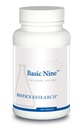 Biotics Research Basic Nine All Food Sourced Vzácné Stopy Minerály, Phytochemicky vázaný, Obsahuje antioxidanty SOD a Catalase, 100 Tablety