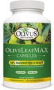 Oliverage MAX Olive Leaf Extract (40% Oleuroepin) + Organic Olive Leaf Powder + No Fillers + 300 Vegetarian Capsules + Sourced from Spain and Manufactured in USA at GMP Facility