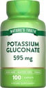 Nature 's Truth Draslík Gluconate 595 mg doplňky, 100 Počet (balení po 3)