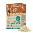 Meowbiotics Dobré prostředky pro kočky Probiotický prášek, 11 Probiotické Strava, 2 Prebiotika, 5 Dědičné Enzymy pro stravovací podporu, Tuna Flavor, Probiotika pro kočky, Indoor & Outdoor (30 dní)