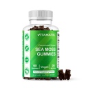 Vitamatic Irish Moss Gummies - 3000mg Ekvivalentní Per Serving (od Extract 132.5mg) - 60 Ct Made with Bladderwrack & Burdock Root - Seamoss dodatek pro štítnou žlázu, energii a imunitní podporu