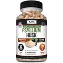 Kaya Naturals Psyllium Husk Kapsle - 60 Počet 124; Vysoký Fiber dodatek 124; Stravovací zdraví & Regularita 124; Gluten- Free, Non- GMO
