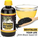 HERBOGANIC 100% natírané černé semeno olej 16oz color 124; Nigella Sativa podporuje potravu a celkové dobré životní podmínky 124; Non GMO Black Cumin Seed Oil