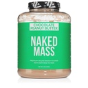 NAKED Vegan Mass - Čokoládové arašídové máslo - 1,290 Kalorie, Nic umělého, Všechny přírodní čokoláda PB hmotnost Gainer Protein Powder, Non- GMO, Soy & gluten zdarma - 8LB Bulk - 11 Služeb