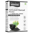 Naturals Activated Charcoal Powder Ideal for Face and Skin Remited Dead Skin, Nečistoty a detoxification Skin Coconut Charcoal Powder 100% Natural 200gm