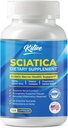Sciatic Nerve Relief Dodatek, Pokročilá podpůrná Formule pro Nerve zdraví, Kyselina alfa, vitamin komplex, 120 Kapsle, Made in USA