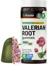 BIO KRAUTER Valerian Root Gummies - 1800 mg Síla - 90 Vegan Chews - No Melatonin - Podpora relaxace a klid - Valerian Root Extract
