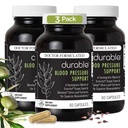 Trvalý krevní tlak - Benolea Olive Leaf & Enovita Grape Seed Extract - Zdravý oběh, Oxid dusičitý & Artery Support - Lékařská podpora, Vegan, Non- GMO, Made in USA (180 Kapsle)