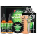 Beard Care Kit - Obsahuje (1) každý z Beard Oils (Sandalwood & Unvoiced), Biotin Beard Růstový balzám, Comb and Nůžky pro grooming a Trimming - Beard Care Daddy dárky pro muže