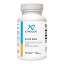 XYMOGEN K2-D3 5000 - Vitamin D3 K2 - Biologicky dostupný vitamín D 5000 IU (cholekalciferol) s MK-7 - Srdce, Arteriální, zdraví kostí + doplněk imunitní podpory (60 Kapsle)