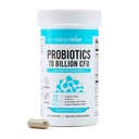NatureWise Probiotika 70 miliard CFU - 17 Strains + Organic Prebiotics - Imunity, Digestive & Gut Health Support for Women & Men - Vegetarian, Gluten- Free, Non- GMO - 60 Kapsle [2-Month Supply]