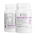 Stravovací Enzymy pro citlivé Stomachy - Podporuje Vagus Nerve, Vegetariánská pankreatická podpora, Načasovaná verze Formule pro optimální Gut zdraví, zlepšuje stravu potravin & Gut Flora