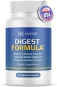 MASSE 'Digest doplněk vzorce Enzyme Boost Kapsle - Advanced Formule pro stravitelné zdraví & Gut Flora Support - Natural Organic Enzyme Supplement for Digestive Care and Overgrowth - 60 Počet