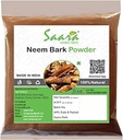 Neem Bark Powder Neem Chhal Powder, Užitečné v únavě, Kožní onemocnění, Vitamin dodatek, 100gm