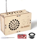 STEM Toys for ages 6-8-13 Science Kits DIY Building your own radio Crafts for Kids Stocking Stuffers Birthday Gifts for 9 11 12 14 15 + Year Old Boys Girls Teens Circuit Engineering Electronics Project
