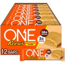 ONE Protein Bary, Reese je arašídové máslo milenců, gluten zdarma s 18g bílkovin a 3g cukru, Pantry Staples, 2.12 oz (12 Počet)