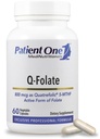 Pacient 1 Q-Folát 800mcg color 124; Příplatek k podpoře energie, a Brain and Heart Health * Capsule 124; s Quatrefolii 5-MTHF Folát color 124; 60 Kapsle