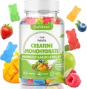 softbear 5000mg Creatine Monohydrát Gummie pro muže Ženy, Vegan Creatin HCL dodatek Pre Workout Gummies for Muscle Builder Force Mixed Flavor 60 Count