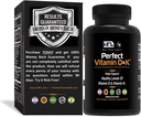 HFL Perfect Vitamin D & K od Dr. Sama Robbinse CLAS124; Vitamin D3 & K2 (MenaQ7 ® MK-7) CLAS124; 3 Month Supply CLAS124; 2X Absorbovatelné CLAS124; Vegan, Plant- based, Micro-Enkapsulated.