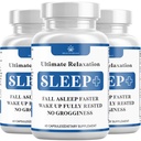 Relaxační spánková pomoc, Přírodní Non- Habit Forming, Spánkový dodatek vyvinutý na podporu delší a lepší spánek, Heřmánek, hořčík, Melatonin, Ashwagandha, GABA, Drog- Free (180 Počet)
