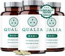 Qualia NAD dodatek - Klinicky osvědčený pro zvýšení NAD + až 67%. Optimalizovaná aging, Energie, Focus. Elite NAD + Booster Ingredients: Nicotinamid Riboside (NIAGEN,) Niacin, Niacinamid (3 měsíční dodávka)
