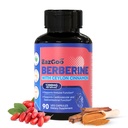 Premium Berberine dodatek 1200mg s Ceylon Skořice - 90 Vegan Kapsle - Berberine HCL dodatek Non- GMO gluten zdarma, imunitní podpora
