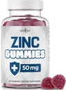 NEW AGE Zinek Gummies - 50mg Vysoký imunitní posilovač zinku dodatek, imunitní obrana, Výkonný přírodní antioxidant, Non-GMO - podle nového věku (60 Počet (balení po 1))