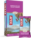 Clif Bars - Energy Bars - Chocolate Chip Peanut Crunch - Made with Organic Oats - Plant Based Food - Vegetarian - Kosher (2.4 Ounce Protein Bary, 12 Počet)