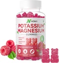 Draslík Magnesium Gummies, Nová formule Klid Magnesium Glycinát Gummies, Žvýkací guma Doplňky pro nohy křeče & svalovina, Malina Flavor 90 Počet