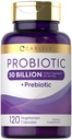 Carlyle Probiotika s Prebiotics CLAS124; 120 Kapsle CLAS124; 50 Miliardy aktivních organismů CLAS124; Non- GMO & gluten zdarma dodatek