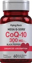 CoQ10 300mg CLAS124; 60 Softgels CLAS124; s Black Pepper CLAS124; Coq10 Coenzym dodatek CLAS124; Mega Q-Sorb CLAS124; Enhanced Absorption CLAS124; Non- GMO, gluten Free CLAS124; Piping Rock