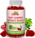 Tart Cherry Gummies (2000mg) s celerem Extract (400mg) - Sleep, and Joints- Tart Cherry Extract Alterative to Tart Cherry Juice Concentrate, Capsules, or Powders - 60 Count