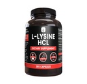 PRŮVODNÍ INGREDIENTY L- lysin HCl (365 tobolek) Ne hořčík nebo rýžové plnidla, Vždy čisté, Laboratorní ověřené