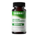 Doplněk k detoxikaci jater, 30,000mg Mléko Thistle Extract, Kurkuma, Artyčok & Glutathione - Podporuje jaterní zdraví a antioxidační funkce - 60 tablet
