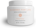 Isagennix Cleanse for Life - Příplatek k práškům pro čistý nápoj bez laxativ nebo diuretiky - Podpora metabolismu vitaminem B12 & Niacin - Peach Mango -3.4 Oz (16 Služeb)
