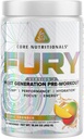 Core Nutritionals Fury V2: Pre- Workout Powder to Maximize Performance in The Gym W / Zum-XR ® Caffeine, L-CItruline, and Alpha GPC (40 Scoops) (Tropic Thunder)
