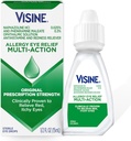 Visinní alergie Eye Relief Multi- Action Antihistamin & Redness Reliever Oční kapky s feniramine Maleate & Naphazolin HCl, Alergie Oční kapka léčba pro červenou, Itchy Eyes, 0.5 f. oz