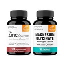 Sandhu 's zink Quercetin & Magnesium Glycinát Komplex s Quercetin Kapsle 124; Podporuje imunitní, svalové zdraví a kvalitní spánek