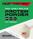 Syrovátka izolát proteinový prášek bez příchutí - 30g proteinový prášek - košer, halal, Keto, čistý štítek, rychlý protein - 2LB 30 Doručování